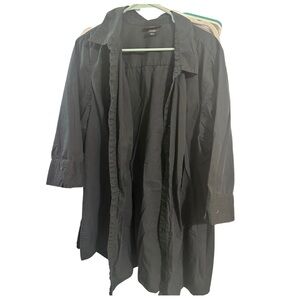 Lane Bryant Black Button Down Shirt